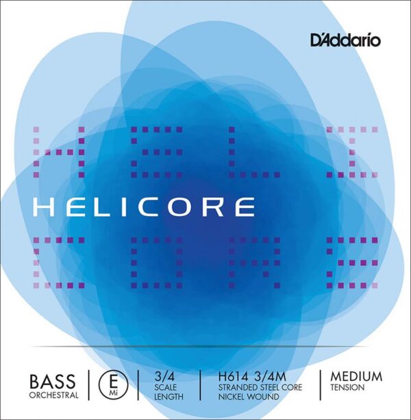 D'Addario Helicore Orchestral H614-34M double bass string E-4 3/4