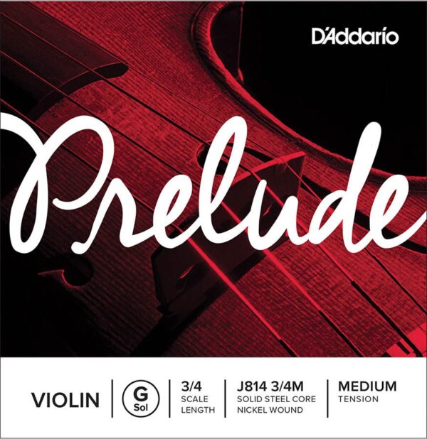 D'Addario Prelude J814-34M violin string G-4 3/4