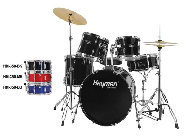 Hayman Pro Series HM-350-MU 5-piece fusion drum kit