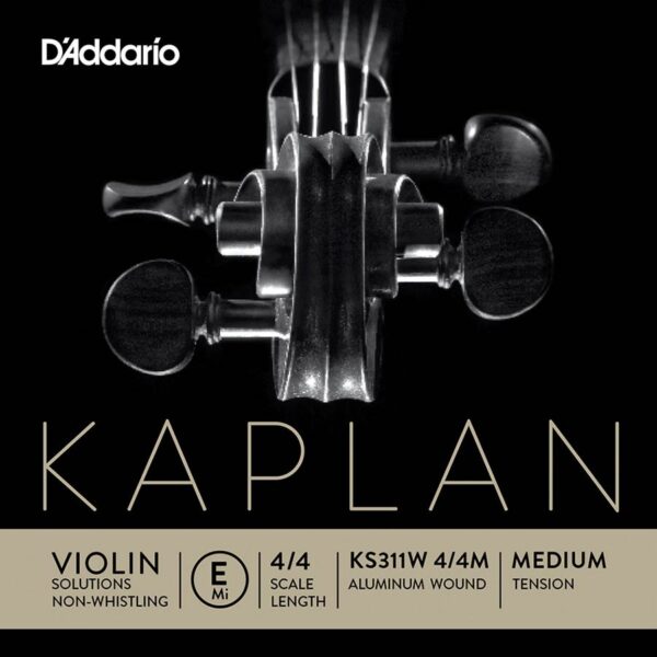 D'Addario Kaplan KS311W-44M non-whistling violin string E-1