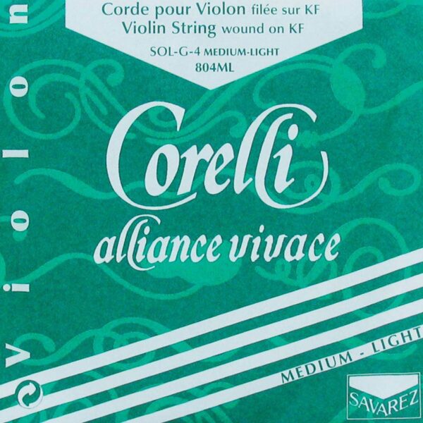 Corelli Alliance Vivace CO-804-ML violin string G-4 4/4