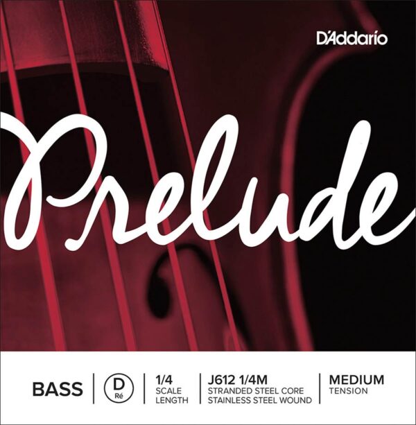 D'Addario Prelude J612-14M double bass string D-2 1/4