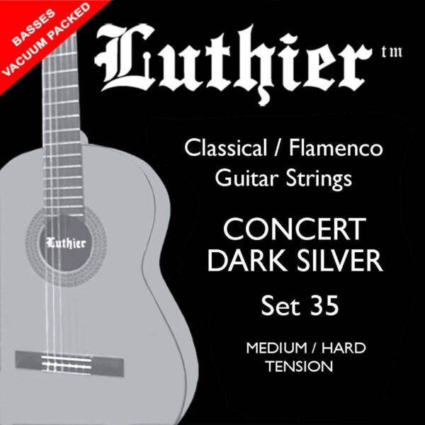 Luthier  L-35 string set classic Concert Dark Silver