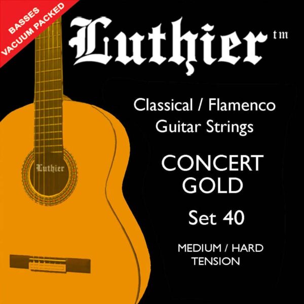 Luthier  L-40 string set classic Concert Gold