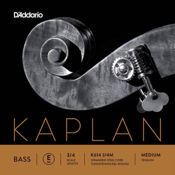 D'Addario Kaplan K614-34M double bass string E-4 3/4