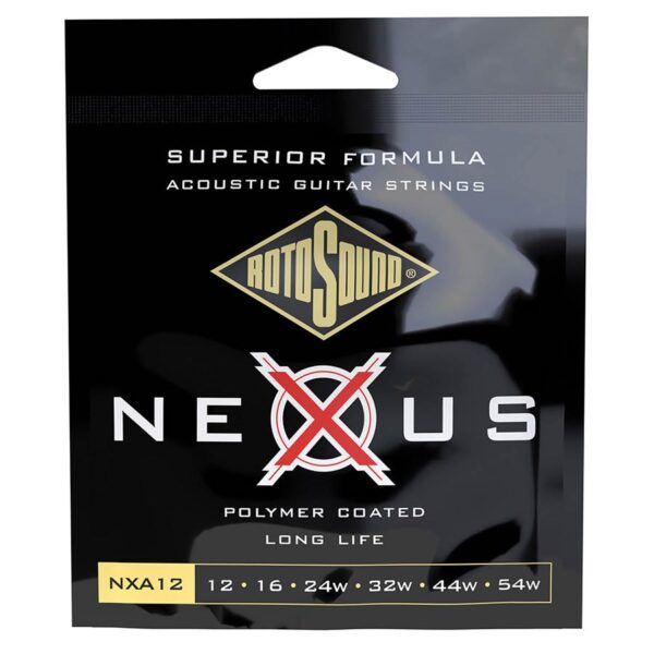 Rotosound Nexus NXA12 string set acoustic coated phosphor bronze 12-54