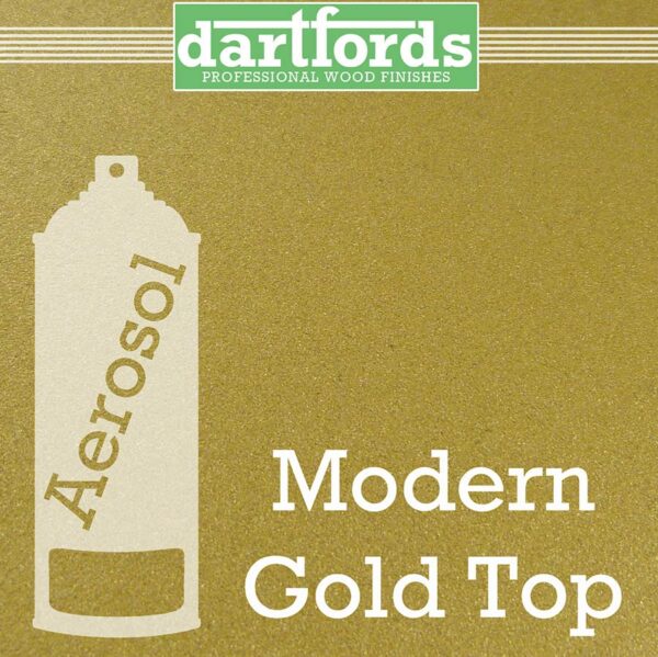 dartfords Metallic Nitrocellulose Paint FS5659 Modern Gold Top - 400ml aerosol