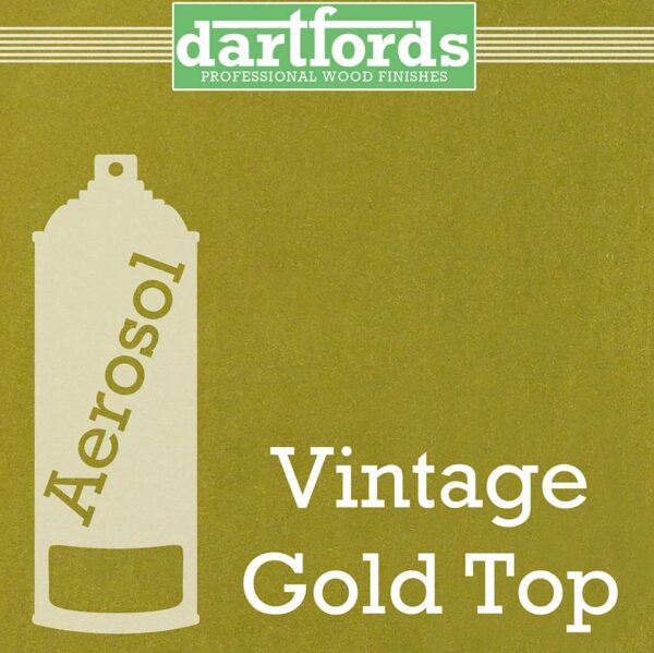 dartfords Metallic Nitrocellulose Paint FS5264 Vintage Gold Top - 400ml aerosol