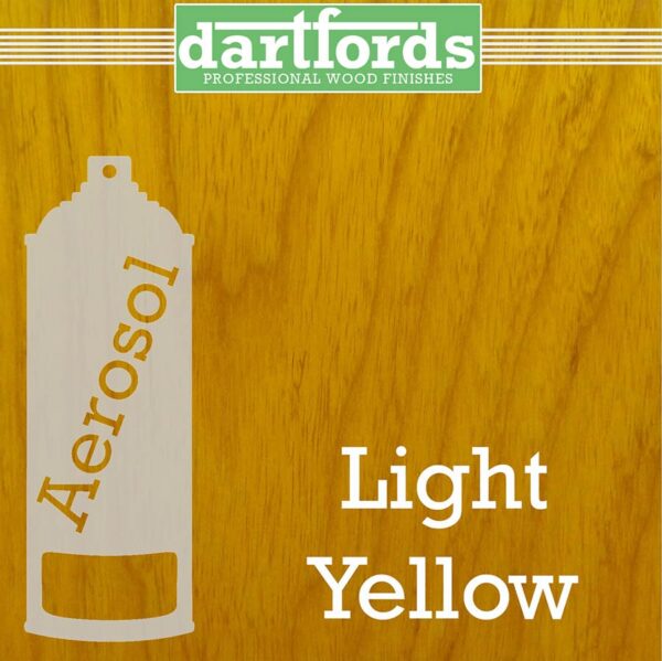 dartfords Nitrocellulose Lacquer FS5227 Light Yellow - 400ml aerosol