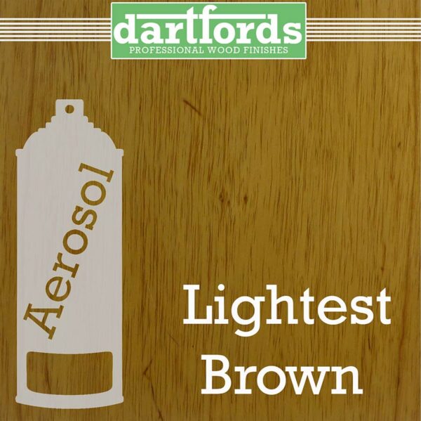 dartfords Nitrocellulose Lacquer FS6563 Lightest Brown - 400ml aerosol