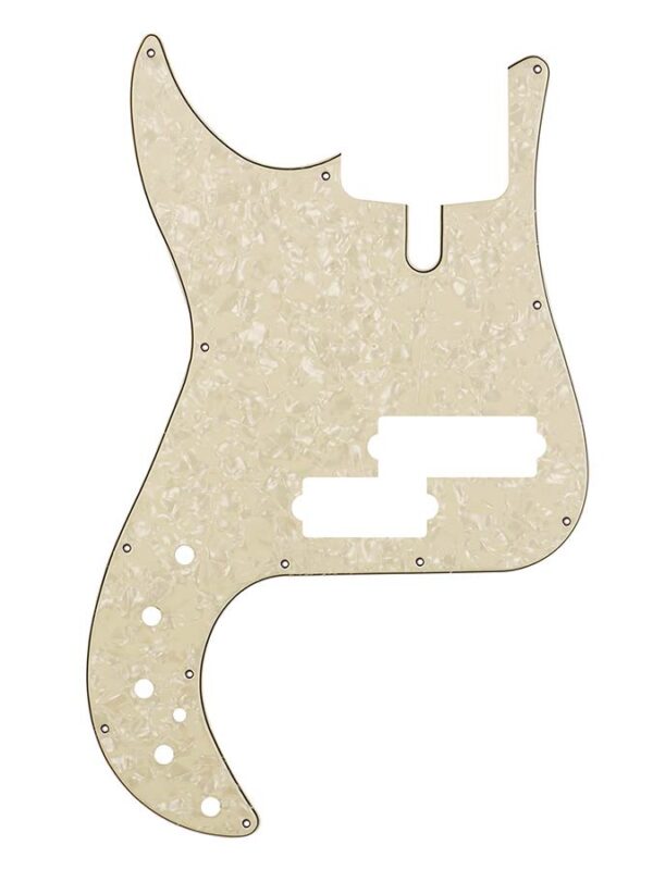 Sire Basses Genuine Spare Part SISP-PG026 pickguard for P-series 5-string left handed PEARL WHITE