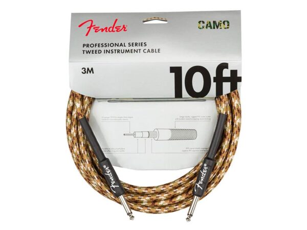 Fender Professional Series 0990810107 instrument cable 2x jack (metal) 10'