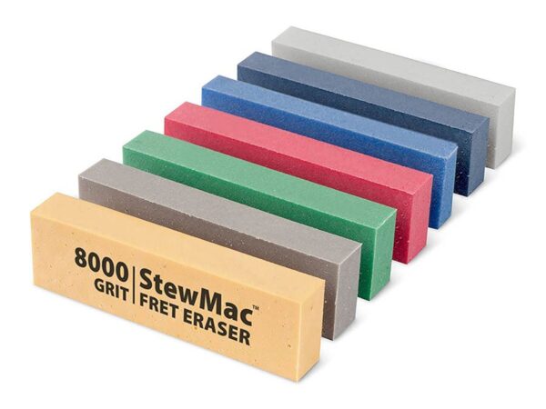 StewMac  SM0472 fret eraser set of 7: 220-400-800-1200-2000-4000-8000