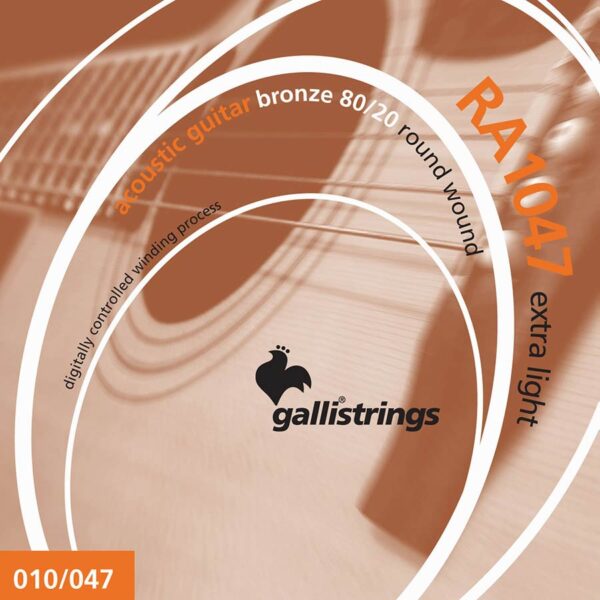 Galli  RA1047 string set acoustic 80/20 bronze wound