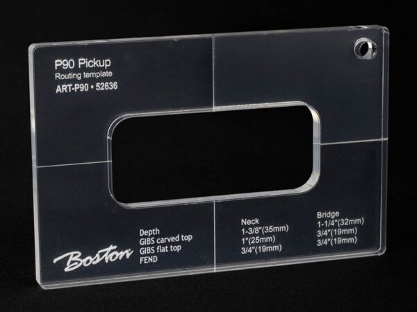 Boston  ART-P90 pickup routing template P90