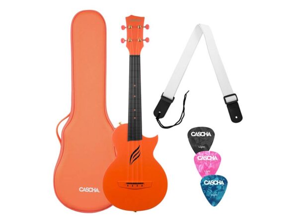 Cascha  HH 2289 carbon fiber concert ukelele with softcase