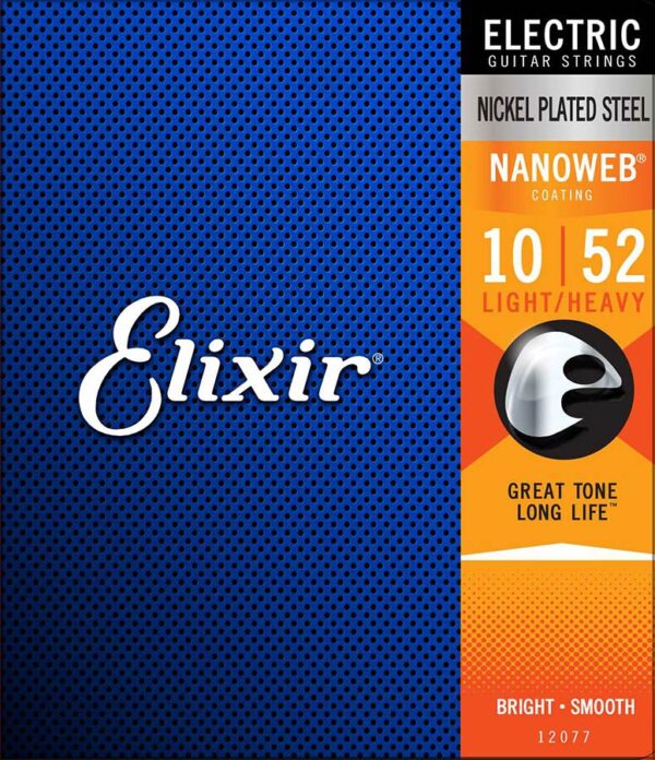 Elixir Nanoweb EL-12077 string set electric coated