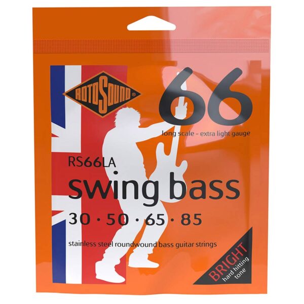 Rotosound Swing Bass 66 RS66LA string set electric bass stainless steel 30-85