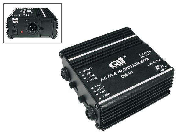 Gatt Audio  DIA-01 DI box active 9Volt