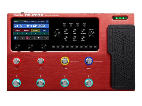 Valeton  GP-200R multi-effects processor with IR + amp/cab simulation + effects + looper + audio interface