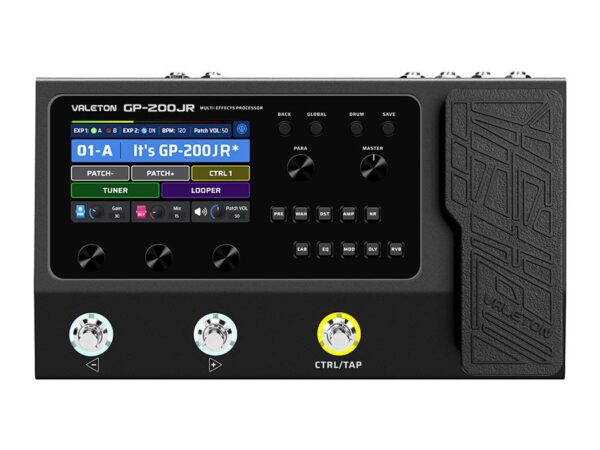 Valeton  GP-200JR multi-effects processor with IR + amp/cab simulation + effects + looper + audio interface