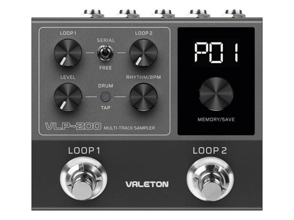 Valeton  VLP-200 multi-track sampler pedal with drum patterns