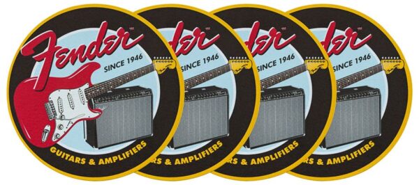 Fender  9106110000 1946 Guitars & Amps coaster set